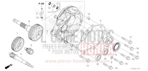 BOITE DE VITESSES WW125AS de 2025